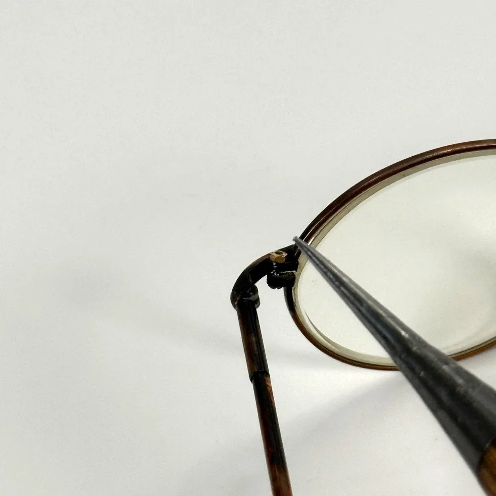 CHESTERFIELD 504 0002 Eyeglasses Frame Only w/ Sunglass Clip On 45-20-135‎ Italy